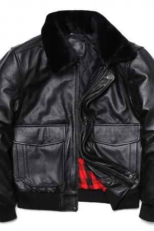 G1 Style Wool Collar Air Force Flight Jacket Natural Cowhide Genuine Leather Pilots Coat Thicken Warm Clothes Motorcycle Cloth